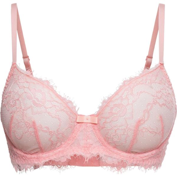 Reggiseno con ferretto e pizzo Bpc selection blu
