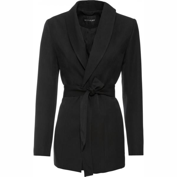 Blazer con cintura nero Bodyflirt nero