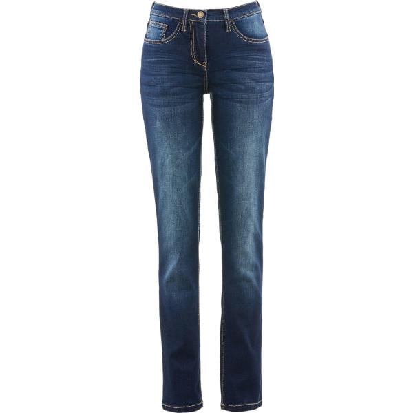 jeans dritti bonprix blu