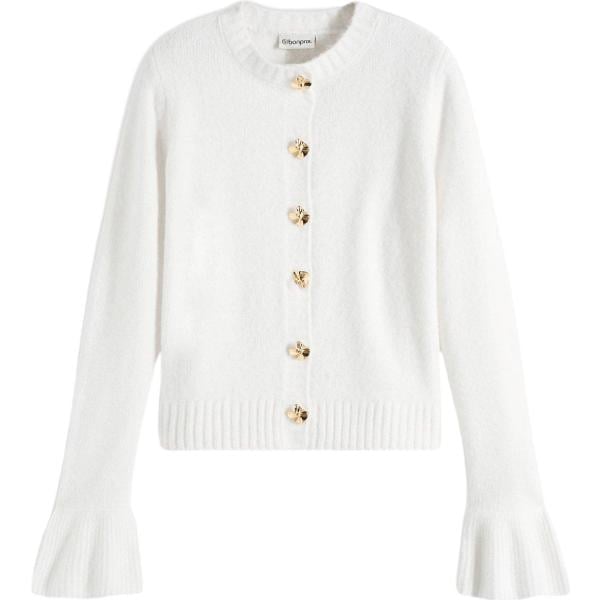 cardigans bonprix bianco