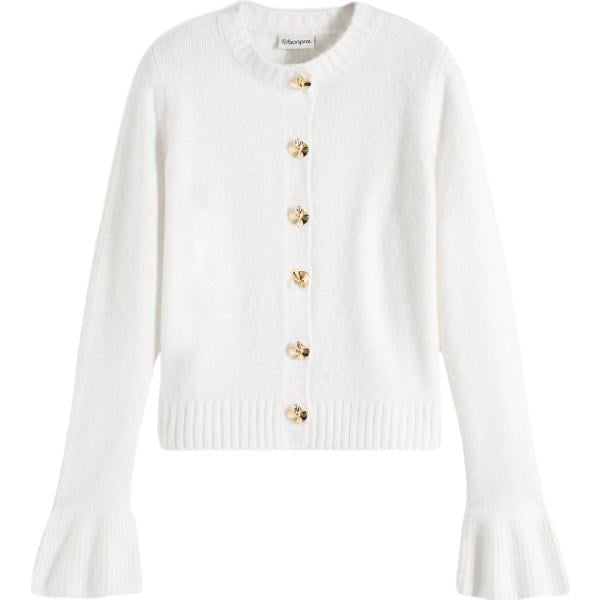 cardigans bonprix bianco