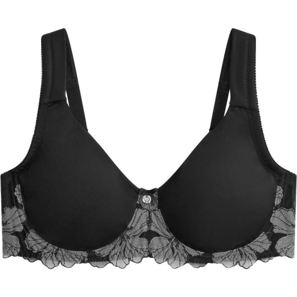 Reggiseno da donna in nero pece con spalline bonprix