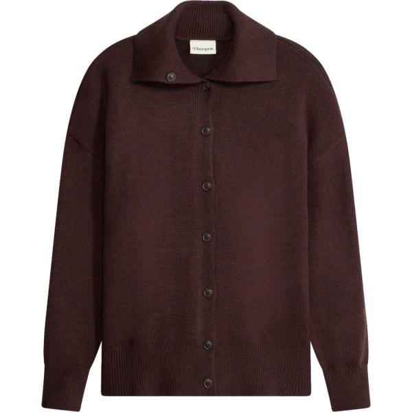 Cardigan da donna in marrone scuro in viscosa bonprix bonprix