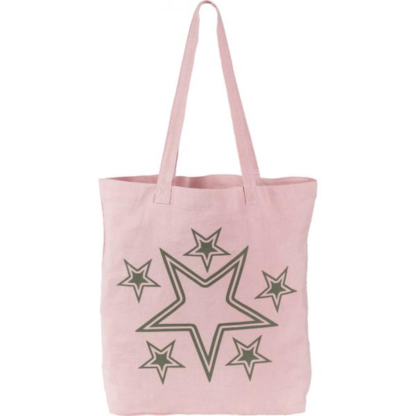 Shopping bag collo aperto rosa John Baner JEANSWEAR blu a pois