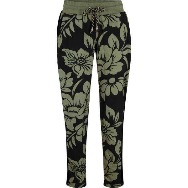 pantaloni bonprix nero con stampe