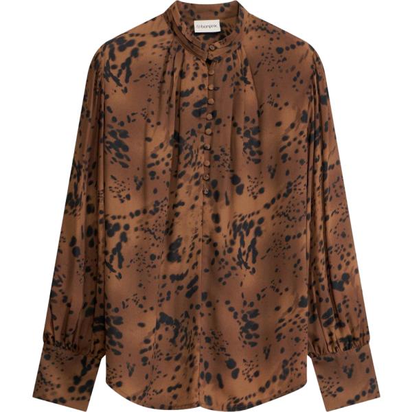 bluse bonprix marrone