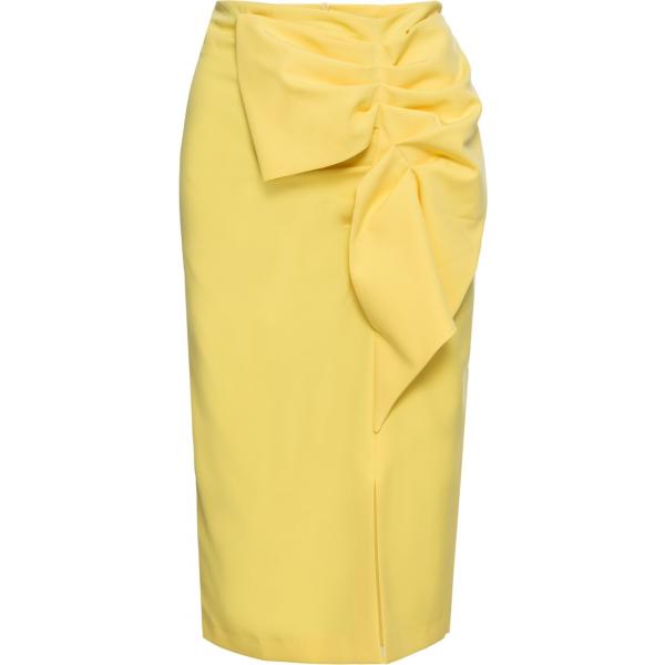 Gonna a tubino con spacco giallo Bodyflirt giallo