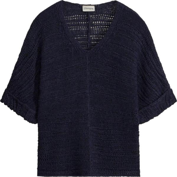 T-shirt da donna in blu scuro bonprix bonprix
