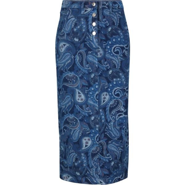 gonne bonprix blu paisley