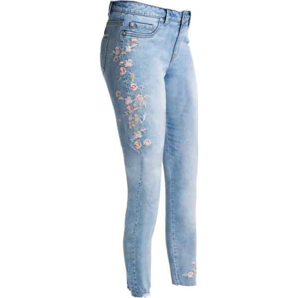 jeans Bodyflirt blu a fiori
