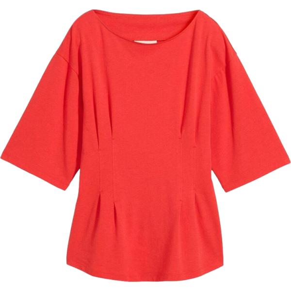 bluse bonprix rosso