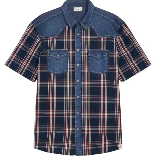 camicie a manica corta bonprix blu