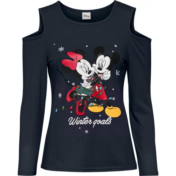 maglieria Disney blu con stampe