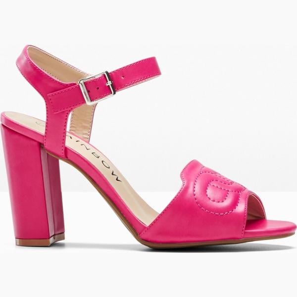 sandali col tacco Rainbow multicolore