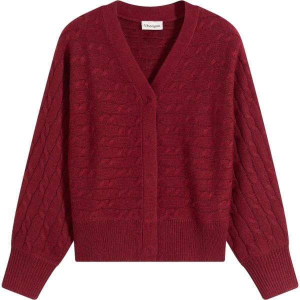 cardigans bonprix rosso