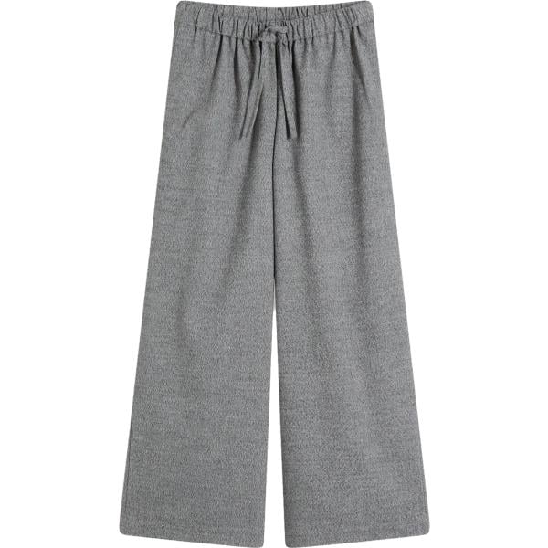 Pantaloni a palazzo da donna in grigio chiaro in lana bonprix bonprix