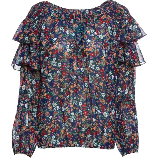 blusa Bodyflirt blu a fiori