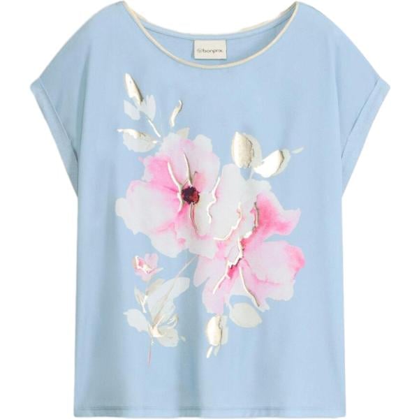 t-shirt bonprix blu