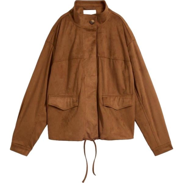 Bomber da donna in marrone scuro in ecopelle bonprix bonprix