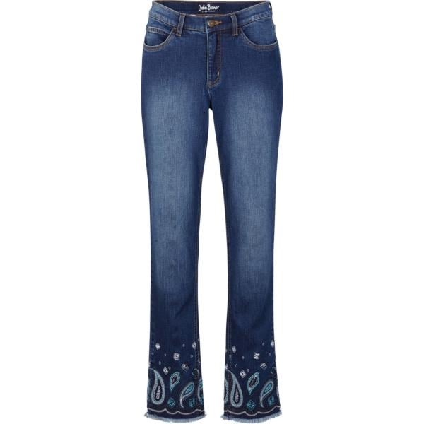 jeans dritti bonprix blu