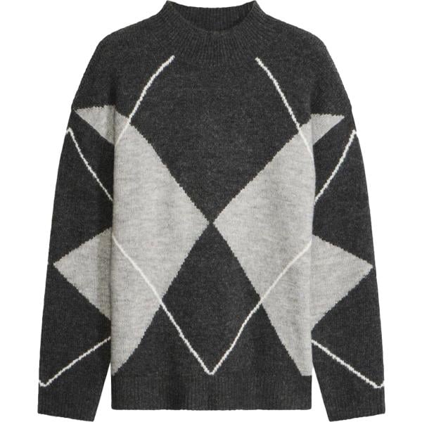 Pullover da donna in grigio scuro bonprix