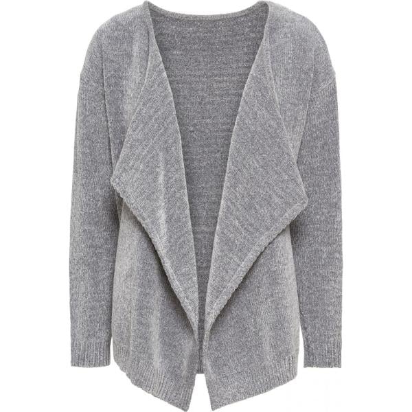 Cardigan melange collo aperto in ciniglia nero Bodyflirt nero