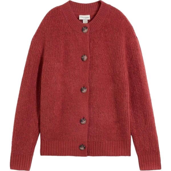 Cardigan da donna in bordeaux bonprix