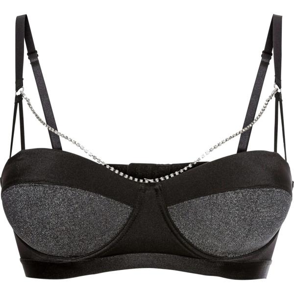 reggiseni a balconcino Rainbow nero
