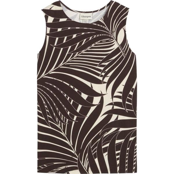 top bonprix marrone