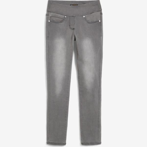 jeans slim fit bonprix grigio