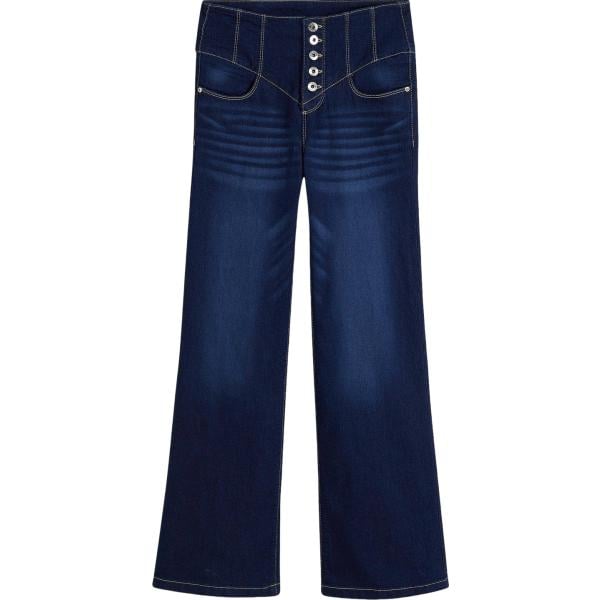 jeans a zampa bonprix blu