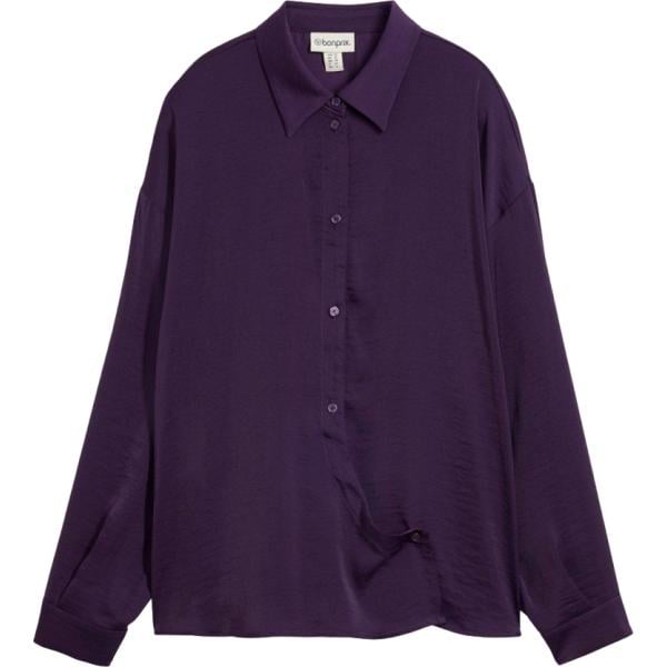 Camicia da donna in viola scuro bonprix bonprix