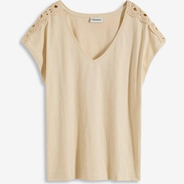 bluse bonprix marrone
