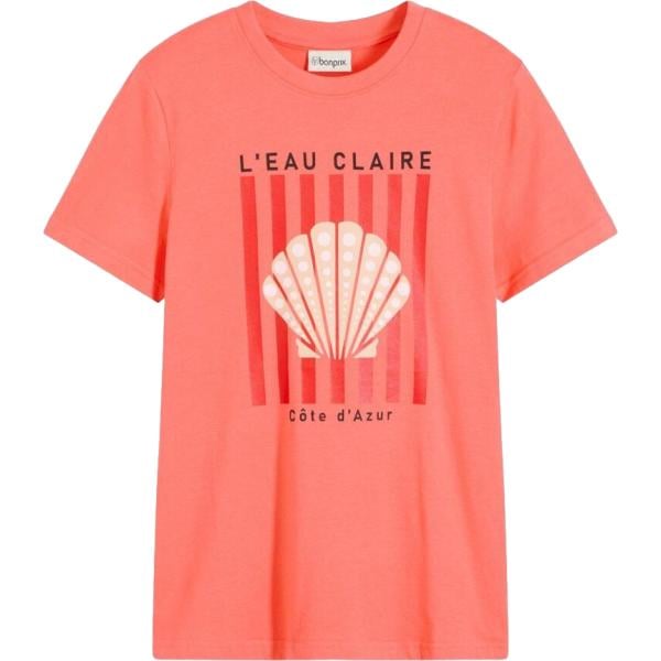 t-shirt bonprix arancione