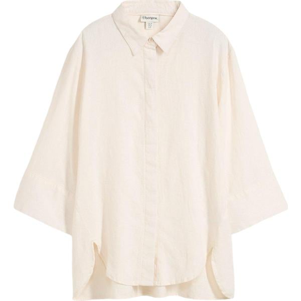 camicie bonprix bianco