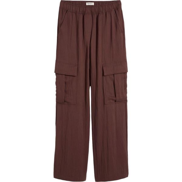 pantaloni cargo bonprix marrone
