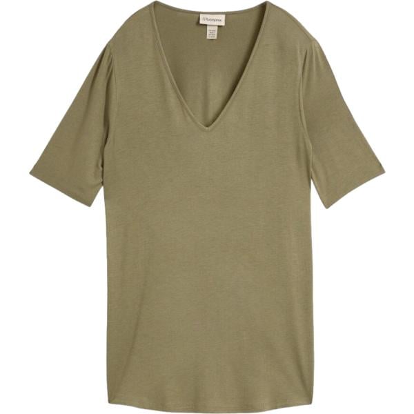 T-shirt da donna in verde scuro lungo bonprix bonprix