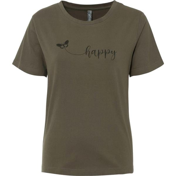 t-shirt bonprix verde con stampe