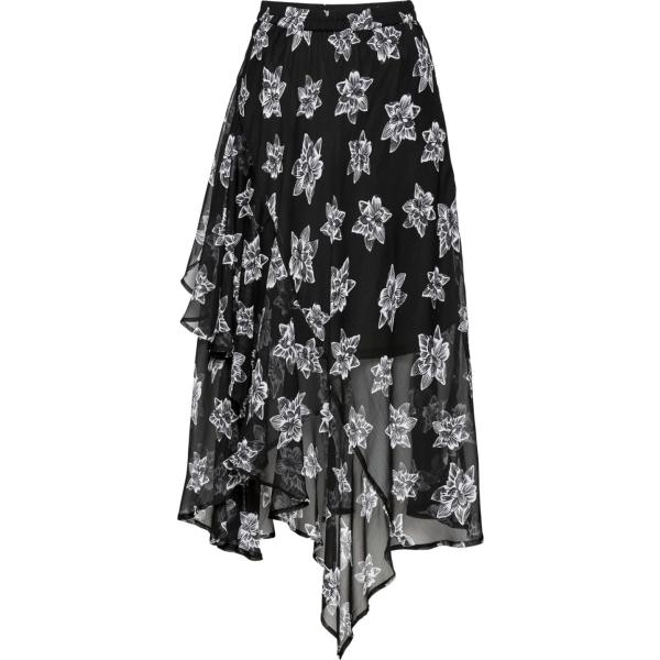 gonne bonprix nero a fiori