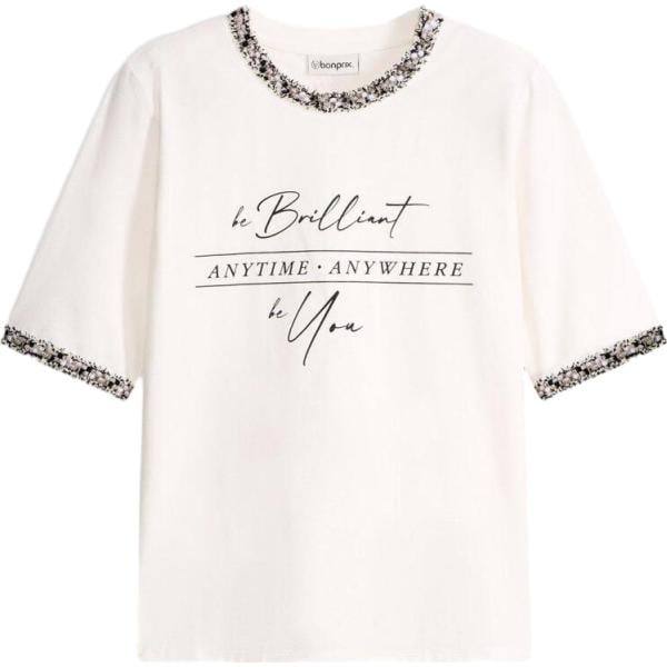 t-shirt bonprix bianco