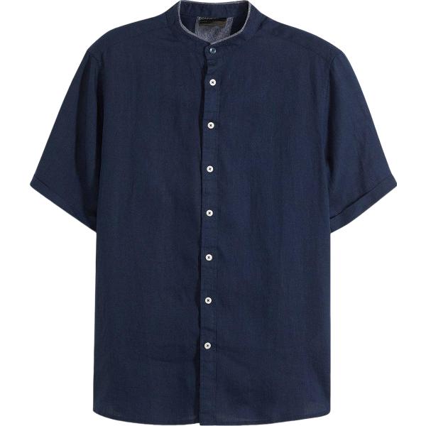 camicie a manica corta bonprix blu