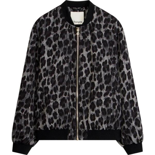 Bomber da donna in nero pece bonprix bonprix