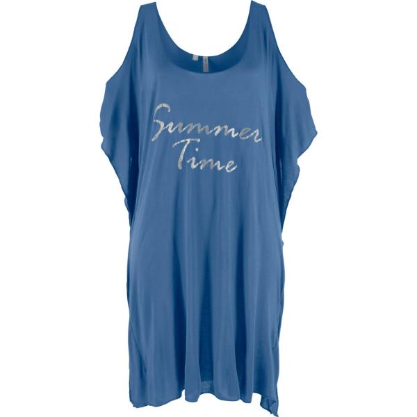 vestiti da spiaggia Bpc selection blu con stampe