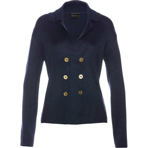 Cardigan doppiopetto blu Bpc selection blu