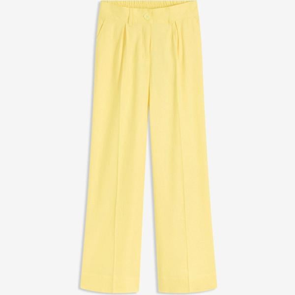 pantaloni a palazzo bonprix giallo