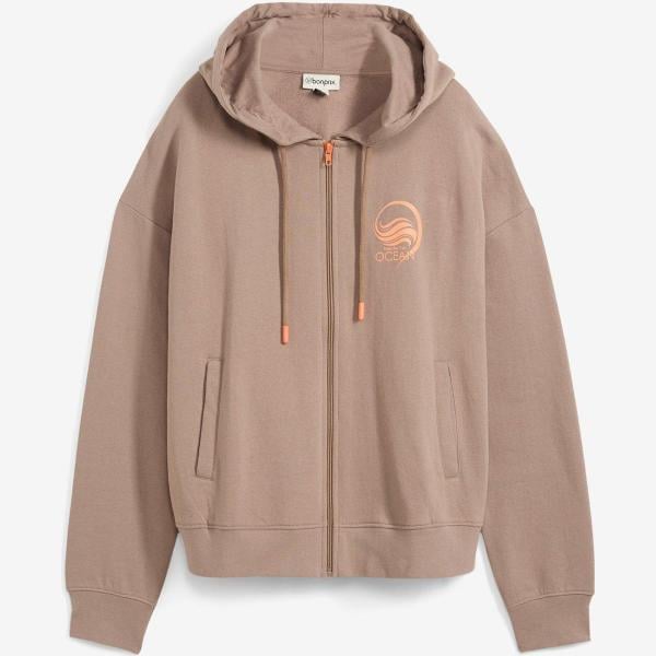 felpe con cappuccio bonprix marrone