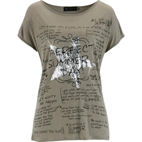 maglieria Bpc selection verde con stampe