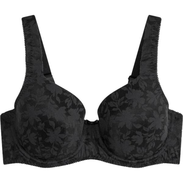 Reggiseno da donna in nero pece con spalline bonprix