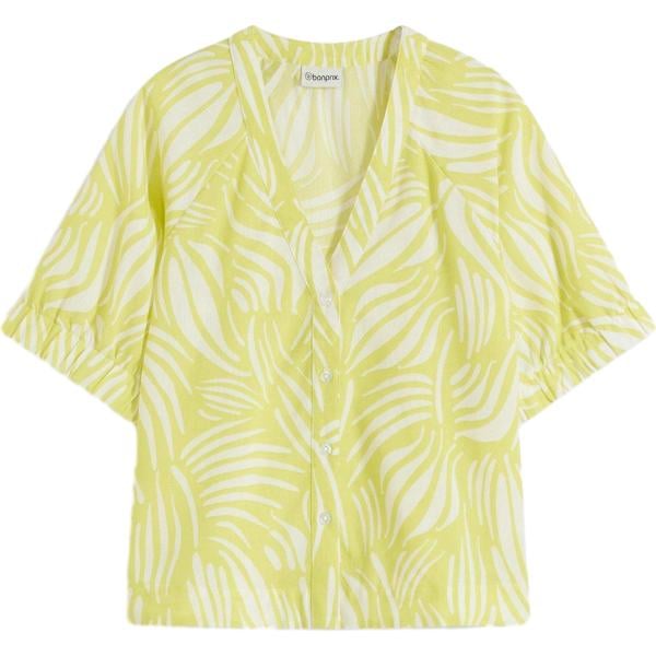 camicie a manica corta bonprix giallo