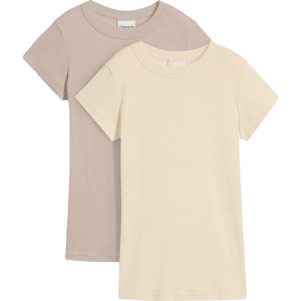 t-shirt bonprix marrone